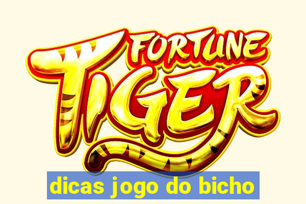 dicas jogo do bicho